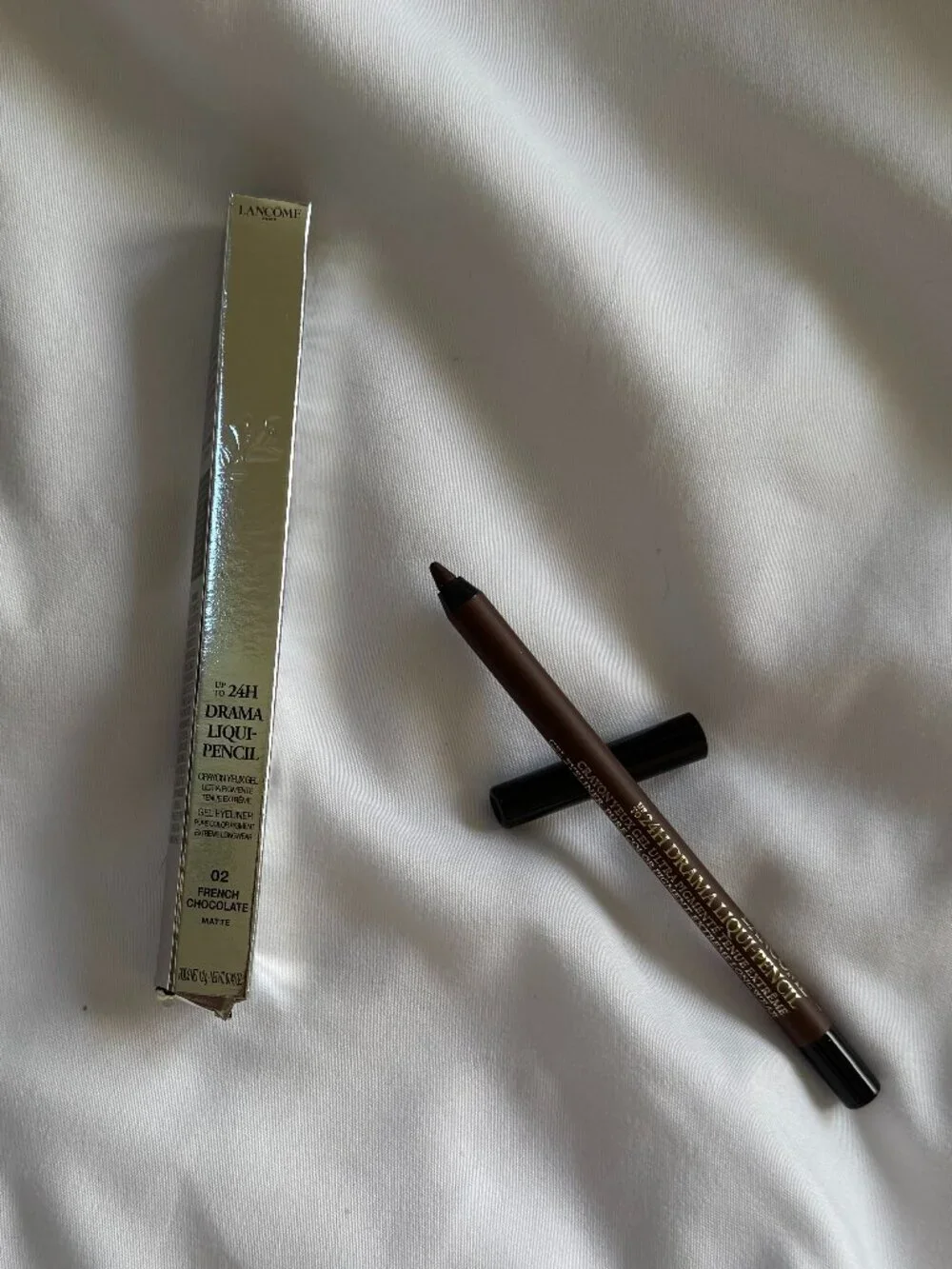 Lancome Drama Liqui-Pencil Gel Eyeliner, Longwear, French Chocolate Matte